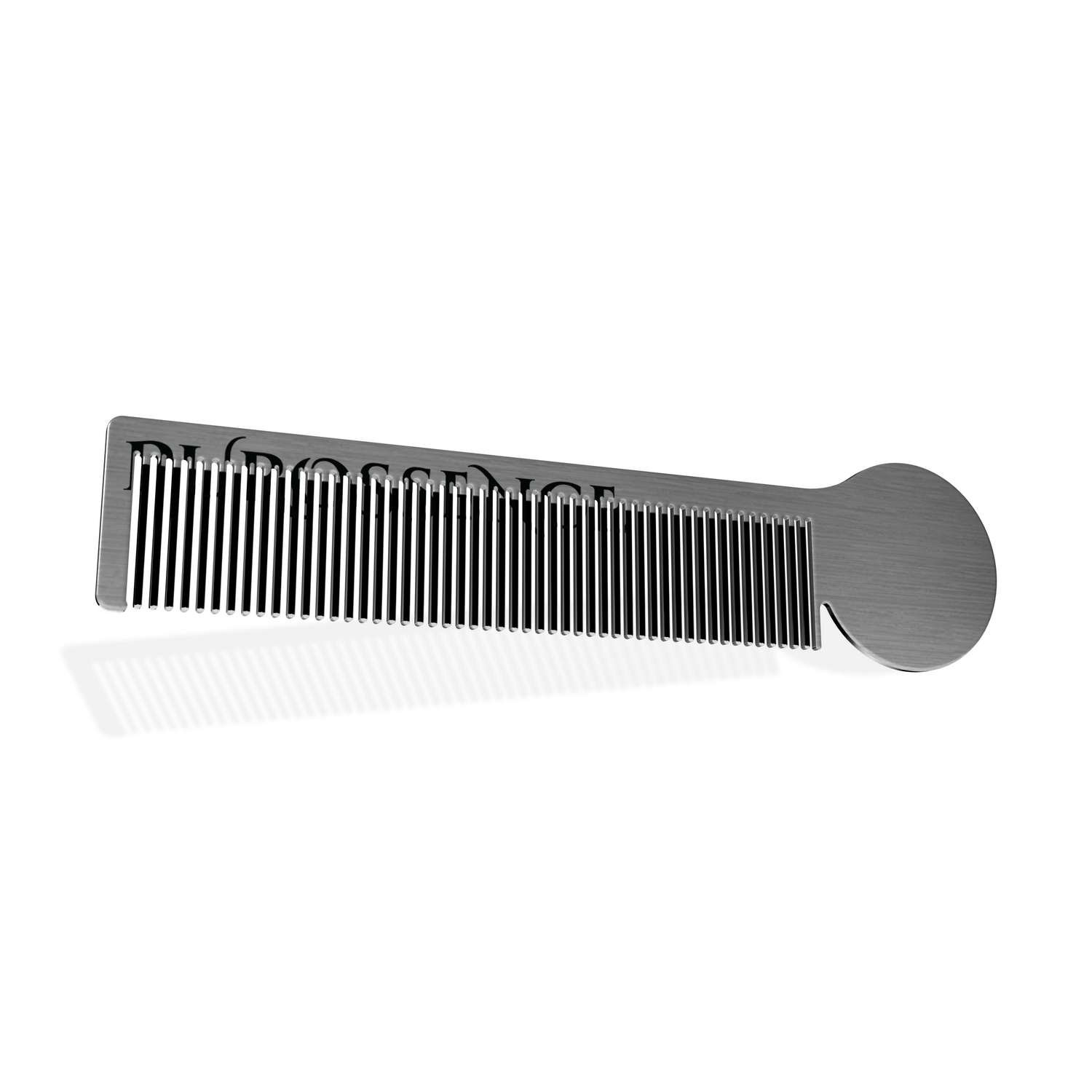 Stainless Steel Moustache Comb