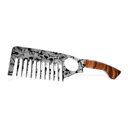 Beard Comb (Skulls Design)